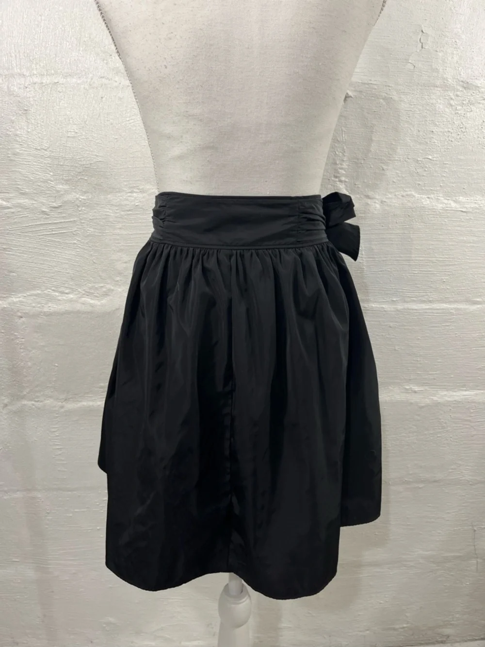 EXPRESS TAFFETA BOW A LINE SKIRT